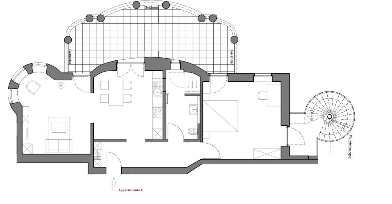 Appartements Am Kurpark Бад Пирмонт Екстериор снимка