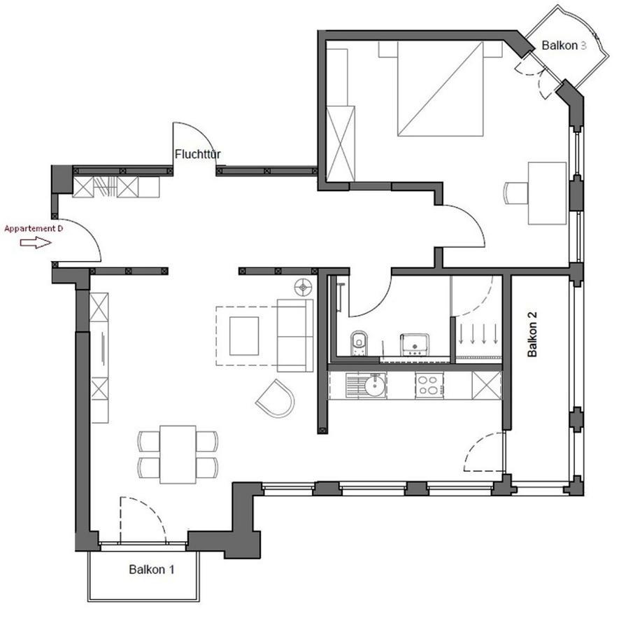 Appartements Am Kurpark Бад Пирмонт Екстериор снимка